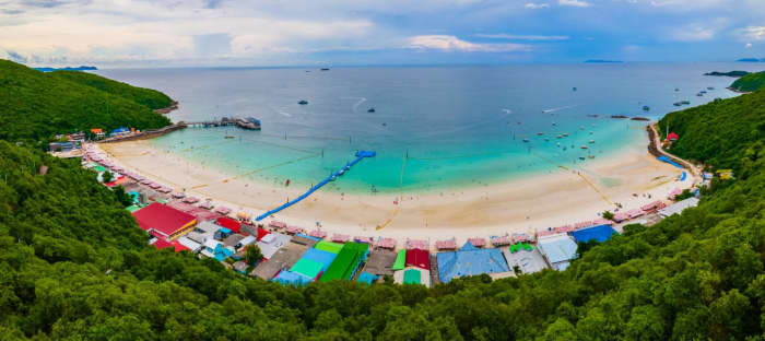 Expérience privée de 4 heures en yacht à Koh Larn et Koh Sak