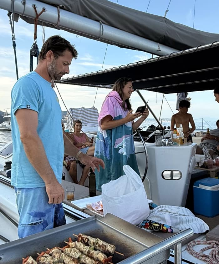 Rejs katamaranem o zachodzie słońca – Zatoka Cannes, Wyspy Lérins z Mandelieu-la-Napoule