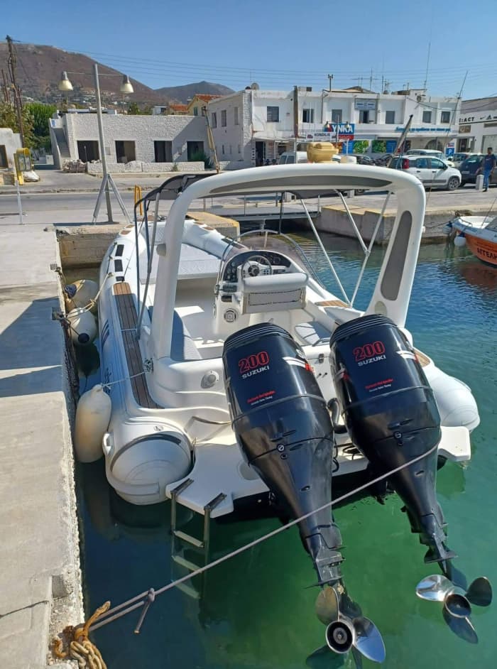 Half-day escape: A pure white-and-blue magic on a motorboat