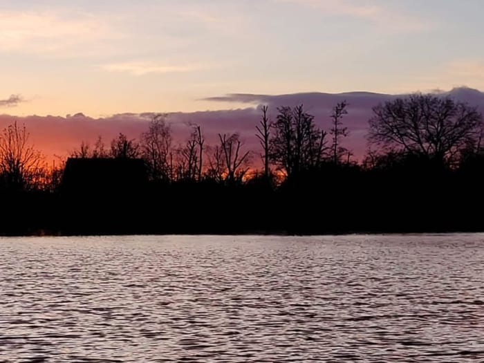 Solnedgång Loosdrecht Lakes kvällstur 2 timmar