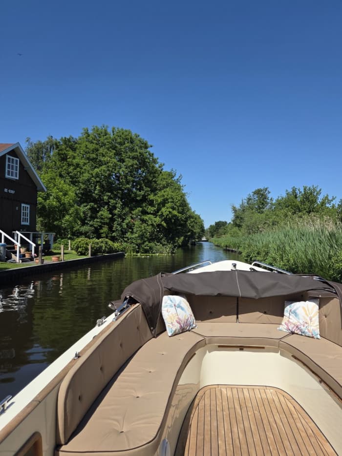 Solnedgång Loosdrecht Lakes kvällstur 2 timmar
