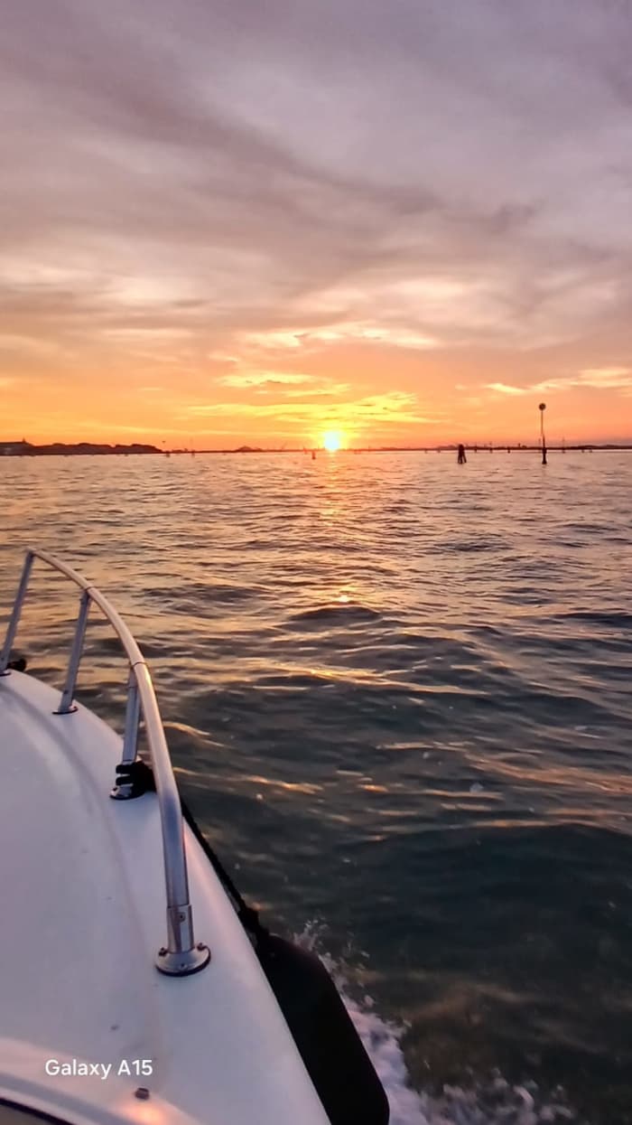 Enjoy a Glass of Wine at Sunset in Venice