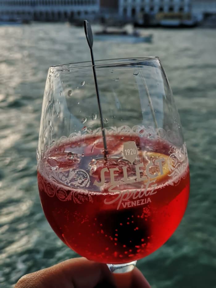Enjoy a Glass of Wine at Sunset in Venice