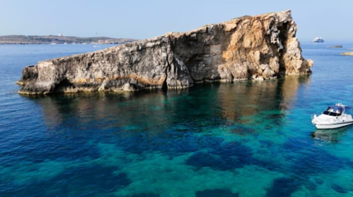 Sunset Private Boat Charter: Blue Lagoon, Crystal Lagoon, Comino and Gozo