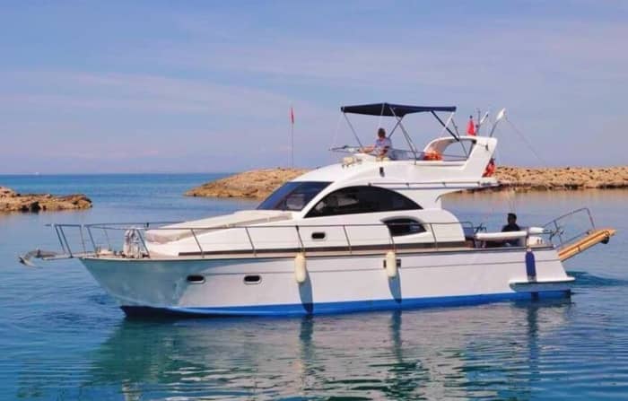 2,5 Stunden Sonne rund um Side auf einem Motorboot