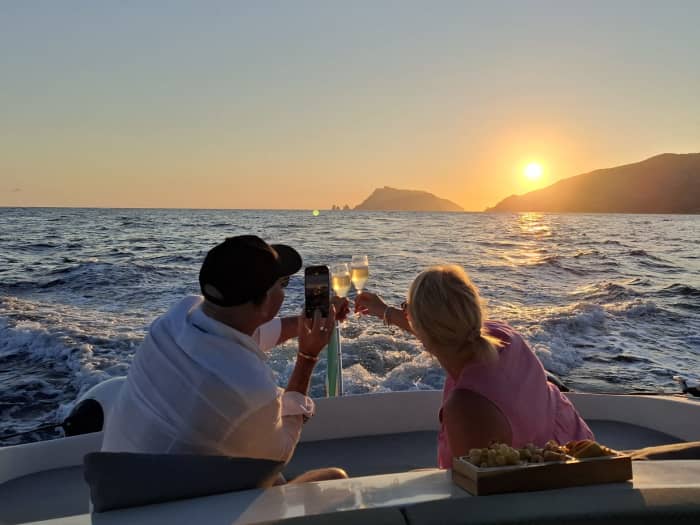 Romantic Sunset Vibes on the Amalfi Coast by Private Boat Tour