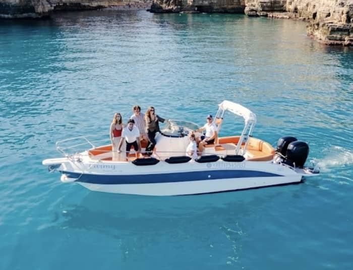 Polignano-grottorna: 4-timmars rundtur och aperitif på båt