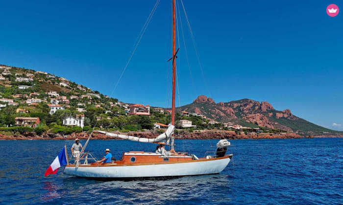 Zeilboot huren voor een halve dag vanuit Saint-Raphaël, Franse Rivièra