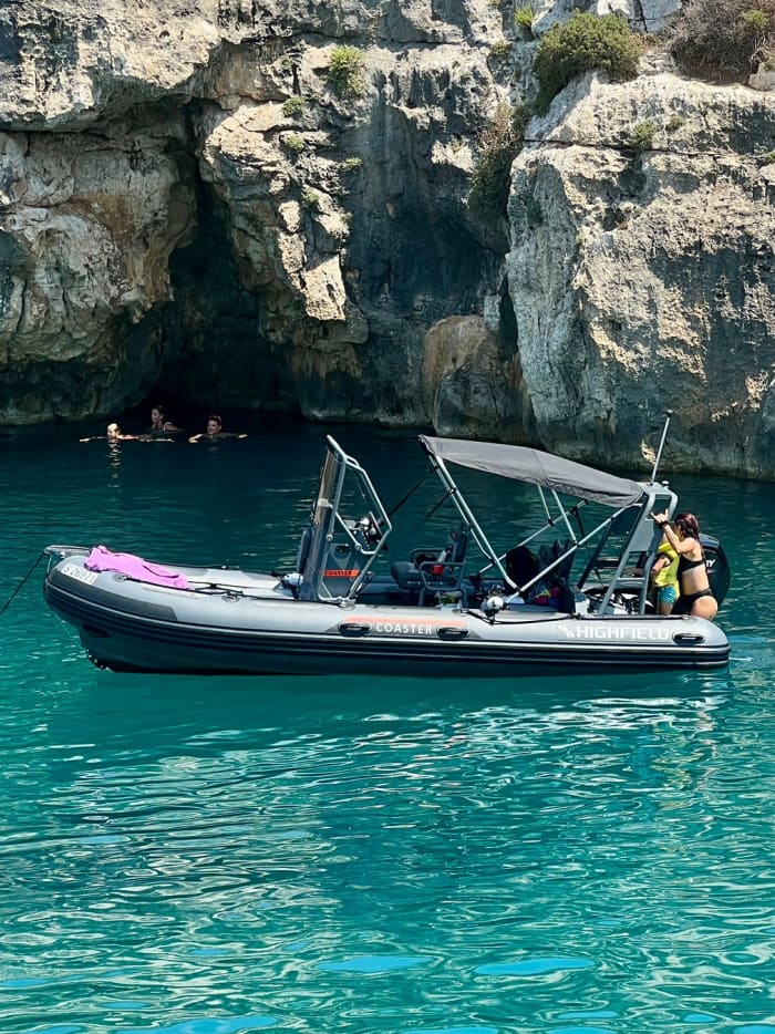 Blue Lagoon, Hidden Bays and Caves Boat Tour