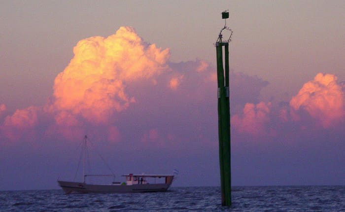 Privater Halbtagesausflug auf dem Fluss: Bei Sonnenuntergang