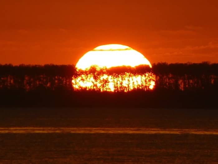 Privater Halbtagesausflug auf dem Fluss: Bei Sonnenuntergang
