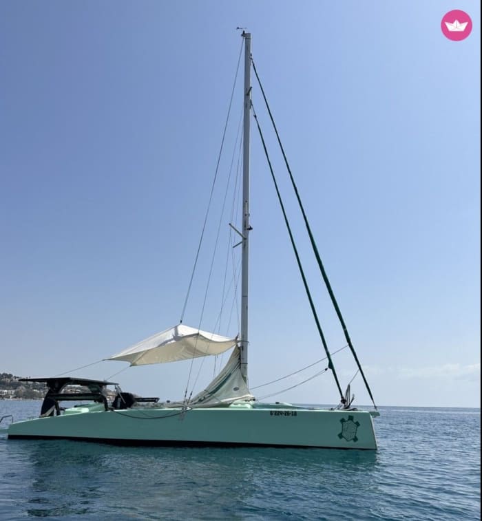 Paraíso ecológico para grupos: este passeio de catamarã sustentável de 3 horas por Málaga é pura felicidade mediterrânea!