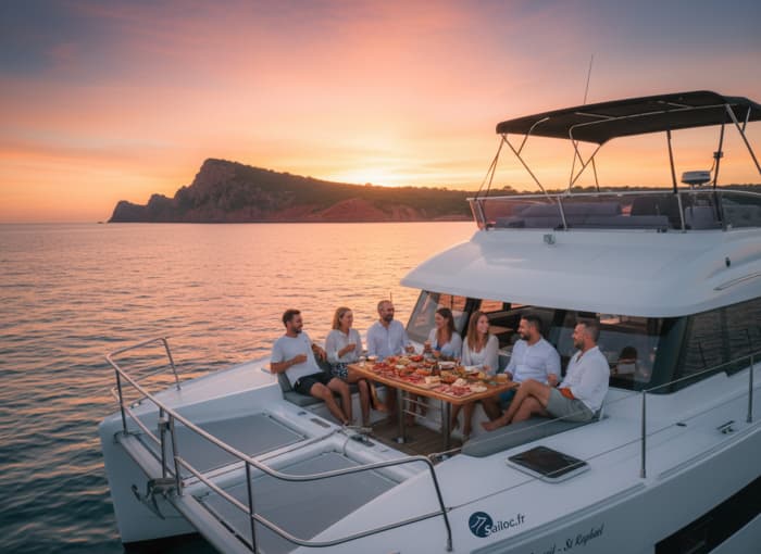 Sortie privée en mer avec skipper dédié |  Sunset premium – Saint-Raphaël, Estérel & Île d’Or