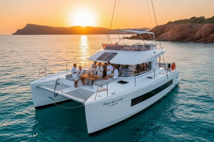 Sortie privée en mer avec skipper dédié |  Sunset premium – Saint-Raphaël, Estérel & Île d’Or