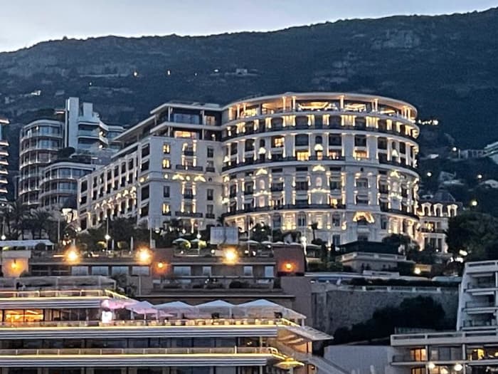 Exceptional sunset on the French Riviera