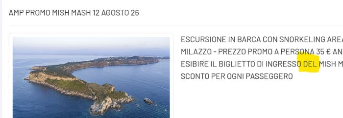 Tour Vulcano Lipari con light lunch e aperitivo