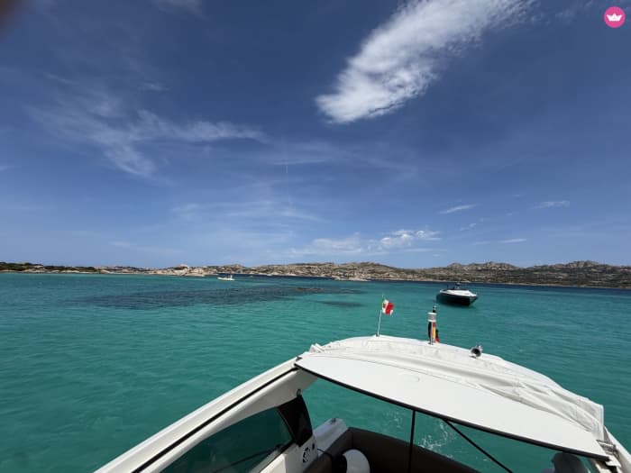 Excursão de luxo saindo de Capo d'Orso: Experiência privativa de meio dia no Arquipélago de Maddalena