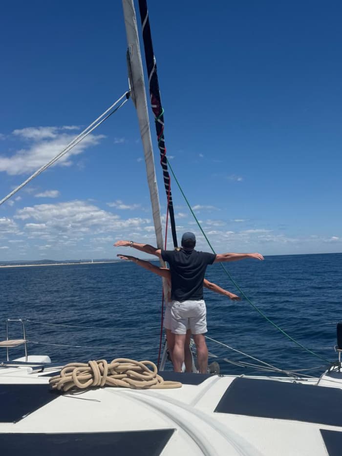 4-stündiger Katamaranausflug mit Badestopp in der Ria Formosa (Faro)