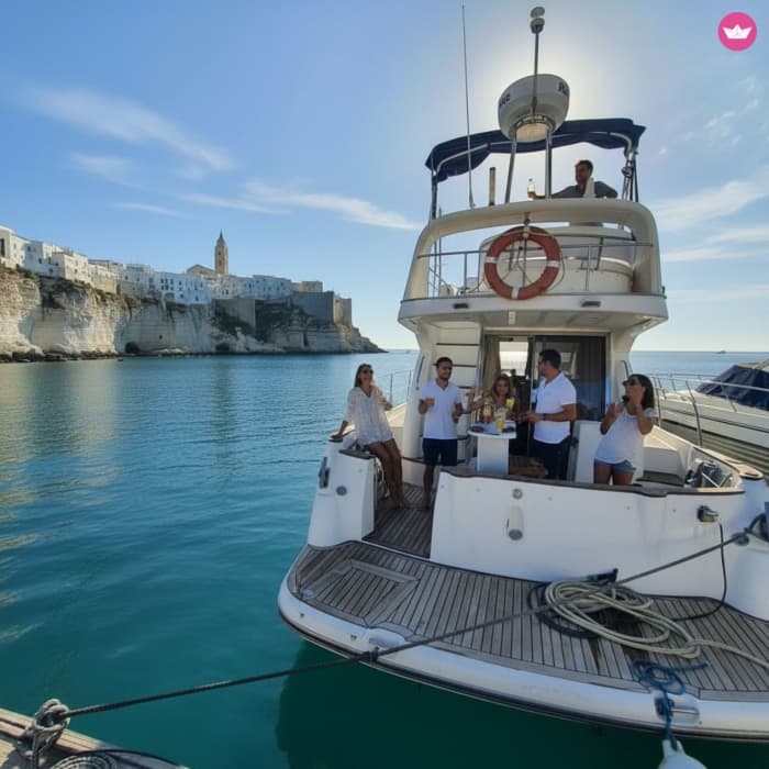 Luxus-Yachtcharter (3,5 Stunden): Authentische Entspannung und apulischer Stil