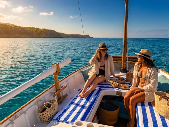 Privérondvaart Alcudia en Pollensa, kapitein, brandstof, snorkelen (2,5 uur)