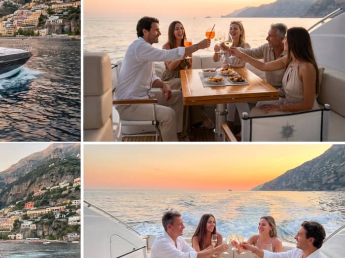 Luxury Sunset Cruise – Positano & Amalfi Coast