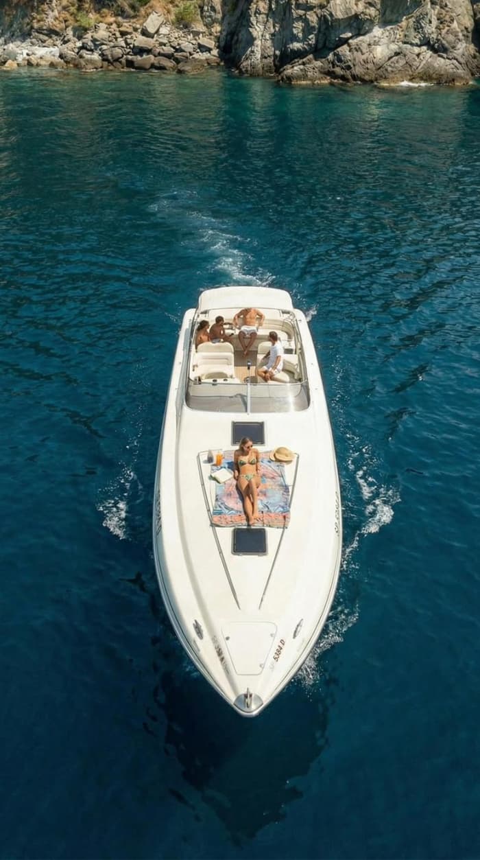 Sonnenuntergangs-Aperitif in Portofino