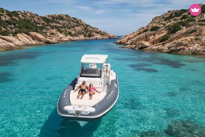 La Maddalena Archipelago — Seven Hours by Dinghy Between Budelli, Spargi, and Caprera from Cannigione