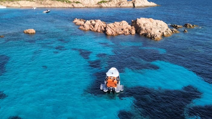 Ein Tag auf dem Wasser der Costa Smeralda
