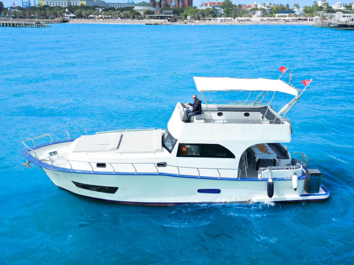 Passeio de iate privado em Antalya | Almoço delicioso e serviço de transfer VIP incluídos