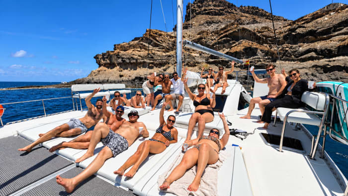 All-inclusive privé catamaran cruise op Gran Canaria | Tot 50 personen