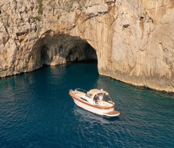 Excursion privée en bateau à Capri au départ de Massa Lubrense