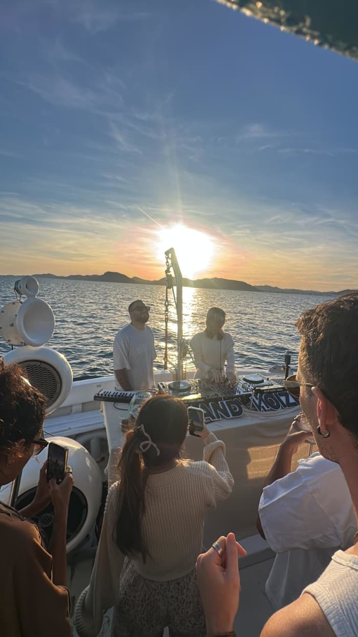 Excursion to Formentera with Sunset (6 Hours) for up to 30 people. Please inquire about pricing for larger groups.