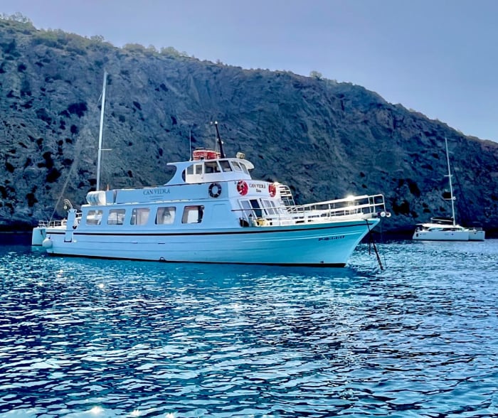 Excursion to Formentera with Sunset (6 Hours) for up to 30 people. Please inquire about pricing for larger groups.