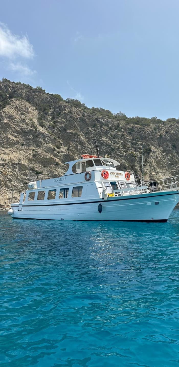 Excursion to Formentera with Sunset (6 Hours) for up to 30 people. Please inquire about pricing for larger groups.