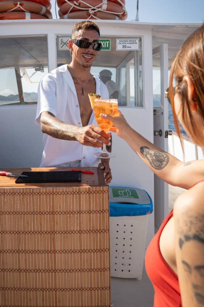 Morning excursion to Formentera (6 hours) for up to 30 people. Please inquire about prices for larger groups.