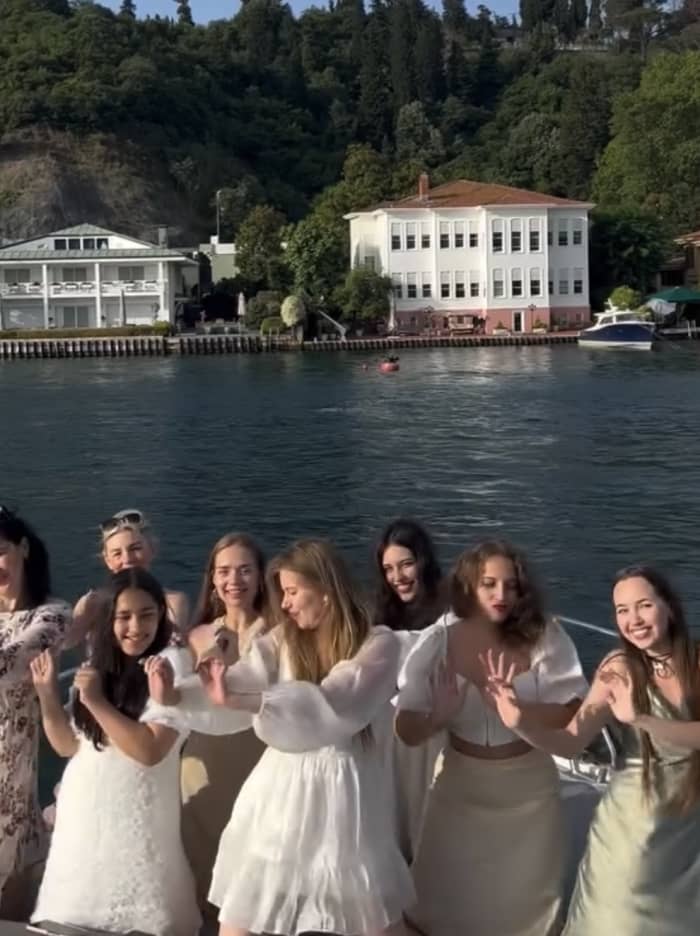 Bride Party on a Luxury Yacht in Istanbul 👰✨