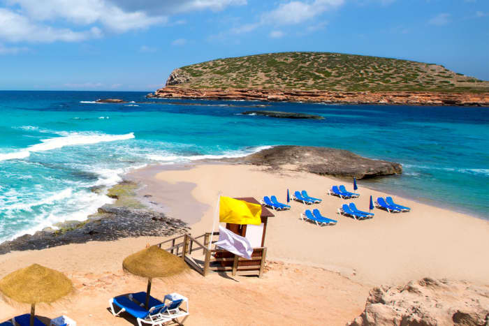 Westkust van Ibiza: Cala Bassa, Cala Conta en Tarida.