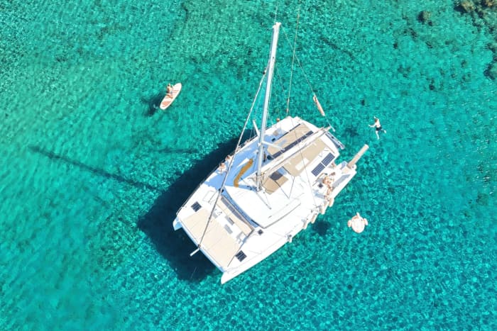 Catamaran Bali 4.1 - Coucher de soleil à Elafonisi