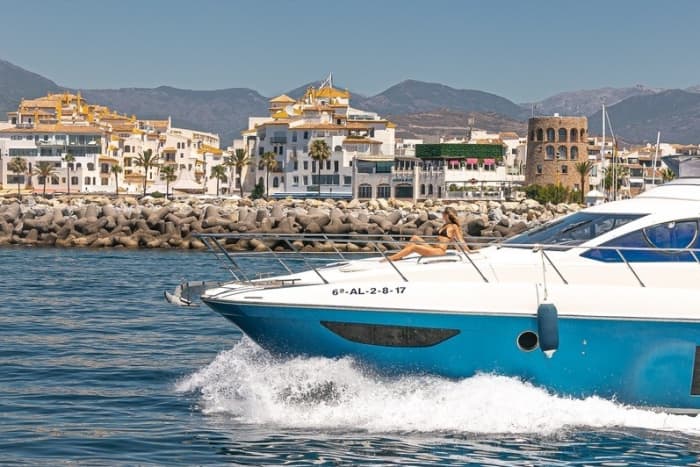 6-hour yacht cruise through Marbella from Puerto Banús