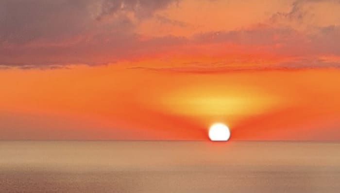 Sunset Escape at Sea