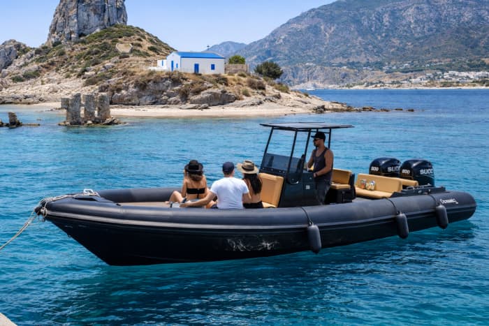 Kos: Private Boat Trip with Swim Stops From Kefalos Port