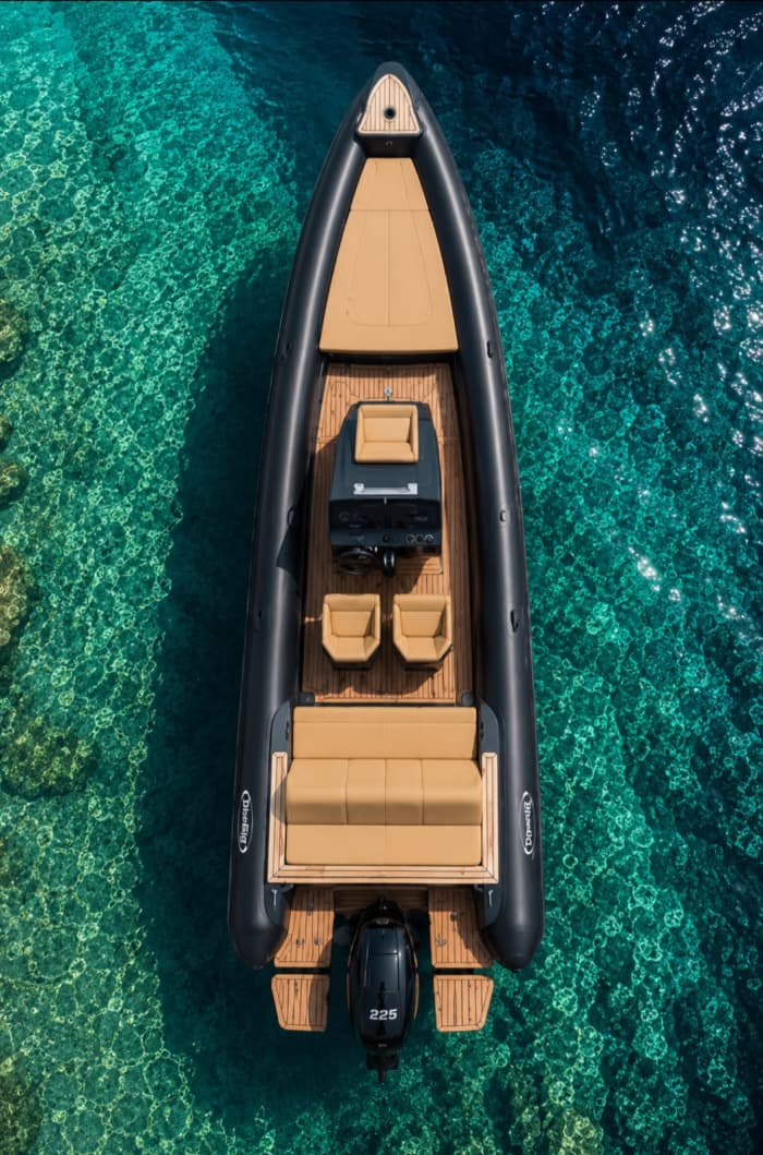 Private Boat Taxi & Fast Transfer – Mykonos to Scorpios, Nammos & Spilia | DiveRIB 780