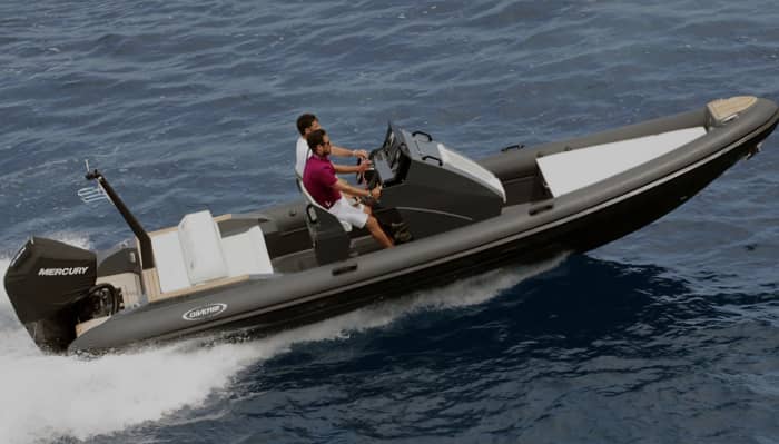 Mykonos Boat Rental | Self-Drive DiveRIB 780 (No Skipper) – 225HP