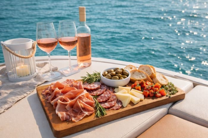 Wine Tasting with Lifestyle -luxury  Charter  new “MUM” INVICTUS 280 SX