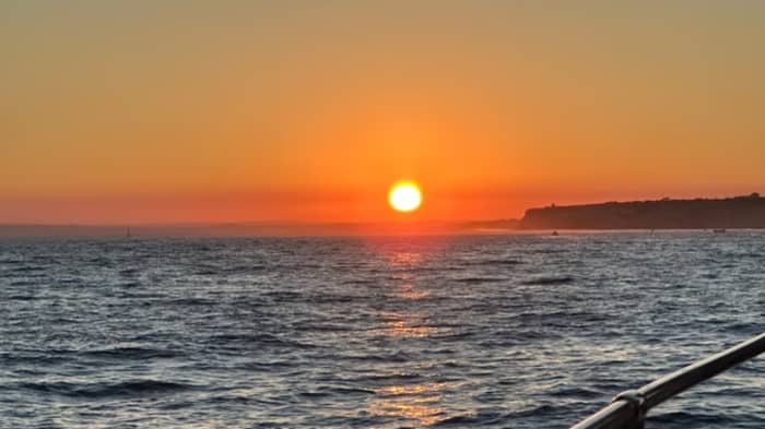 Sonnenuntergangsfahrt