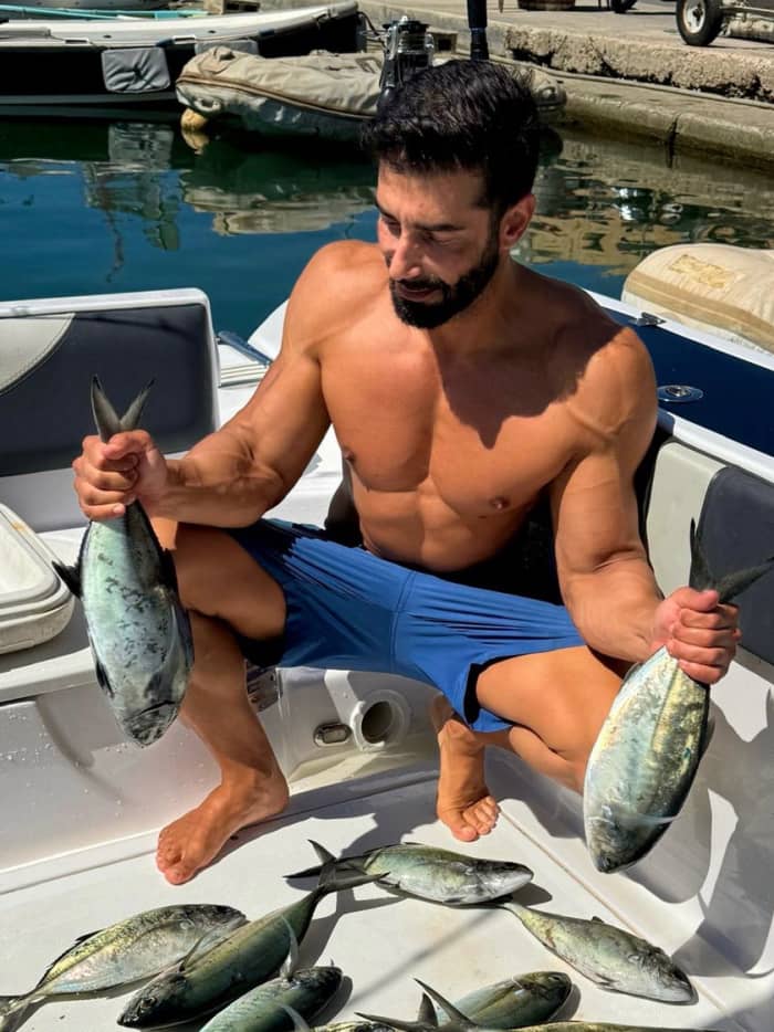 Pesca no porto