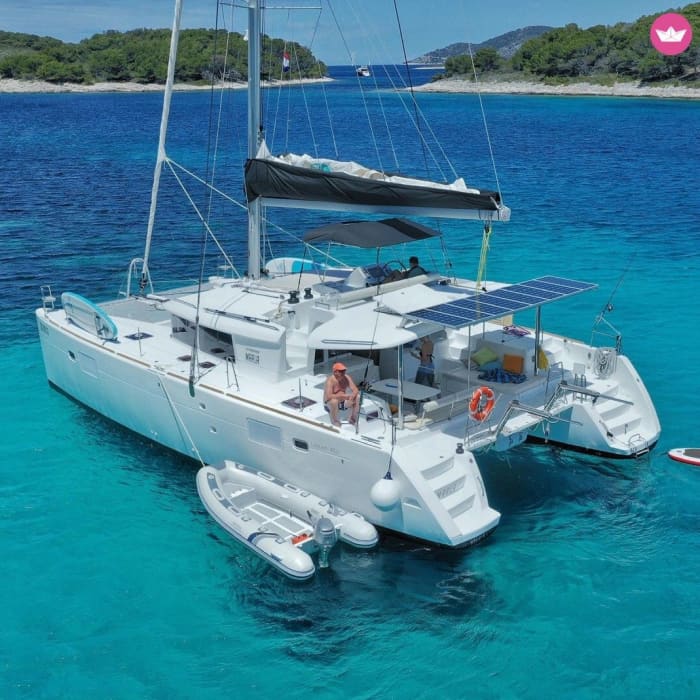 Ibiza Skyline Escape: Swim, Chill & Sunset from the Flybridge