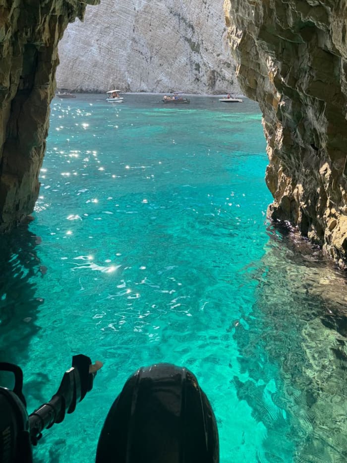 Geniet van magische zonsondergangen in Zuid-Zakynthos.