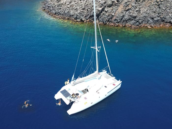 Rejs Lagoon 410 Sunset Cruise Paros