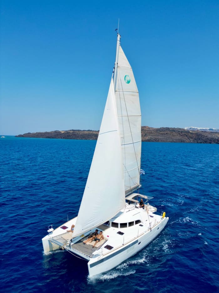 Rejs Lagoon 410 Sunset Cruise Paros